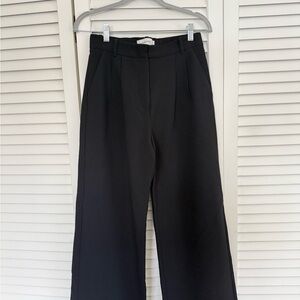 Abercrombie & Fitch Black Wide Leg Pants
